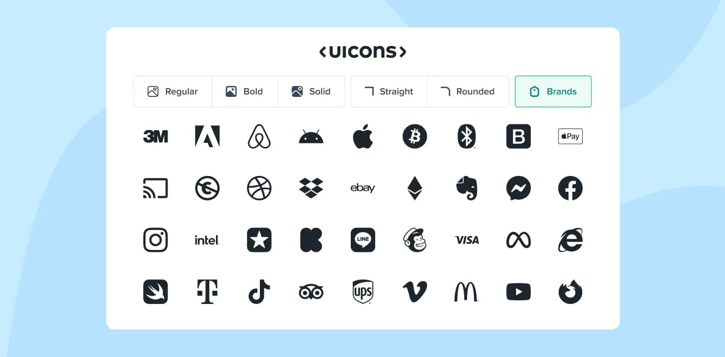 New Uicons filters and CDN to import into your CSS